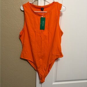 SHEIN Bright Orange Top